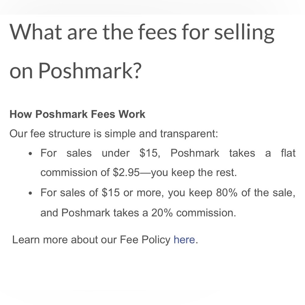 Poshmark Info Graphic - Black and Gray Text